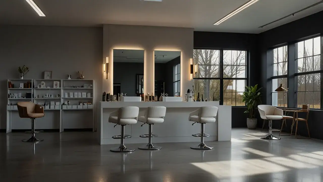 Biały taboret w salonie fryzjerskim to hit czy kit? Analizujemy minusy