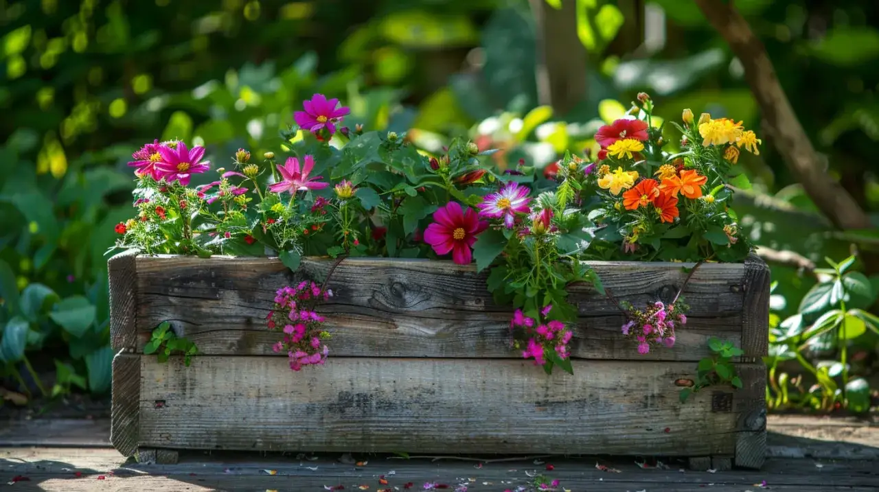 Jakie zalety mają kwietniki z drewna do ogrodu? Odpowiadamy