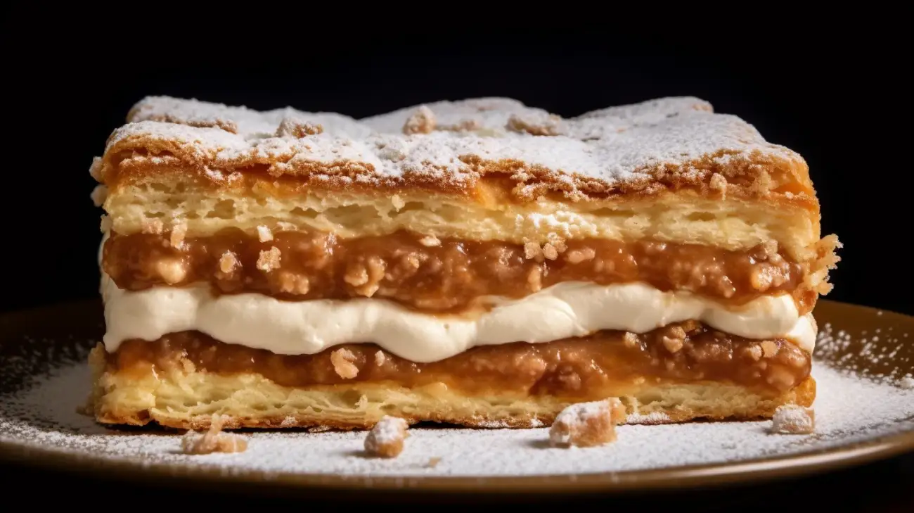 Placek Królewski z Biszkoptem - Przepis na Królewski Placek z Masą Grysikową