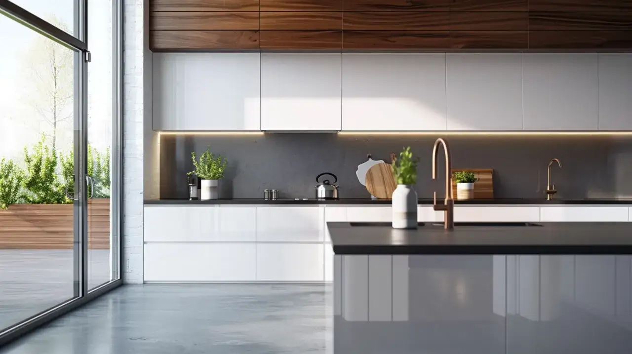 Meble kuchenne z połyskiem – Czy białe meble są najlepszym wyborem?