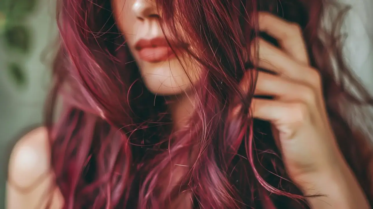 Burgund bordowe włosy: Sekret intensywnego koloru