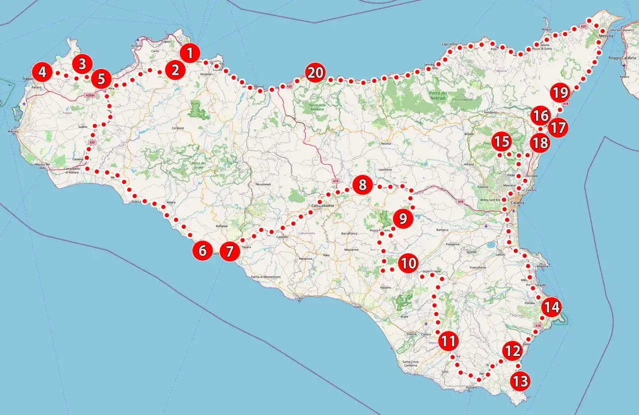 Sycylia: plan zwiedzania na 7 dni - najlepsze atrakcje wyspy