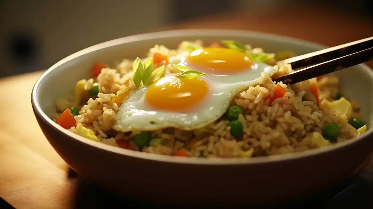 Smażony Ryż z Jajkiem i Warzywami - Przepis i Porada