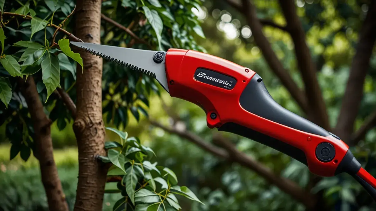 Zapomnij o bolących ramionach z sekatorem elektrycznym do gałęzi