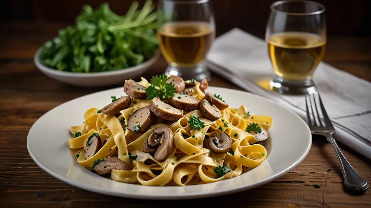 Jak zrobić makaron z grzybami i kurczakiem? Idealny przepis