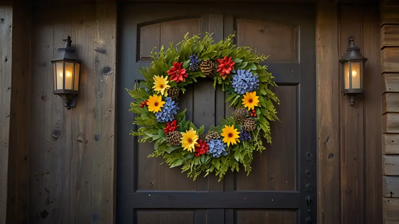 Piękne wianki na drzwi: inspiracje i porady dla każdego domu