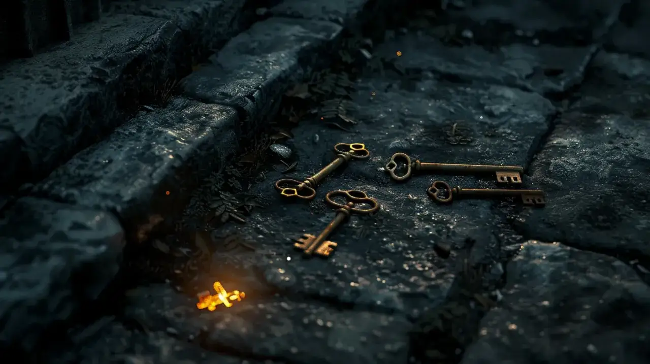 Klucze i schodzenie w dół - sennik wyjaśnia znaczenie symboli