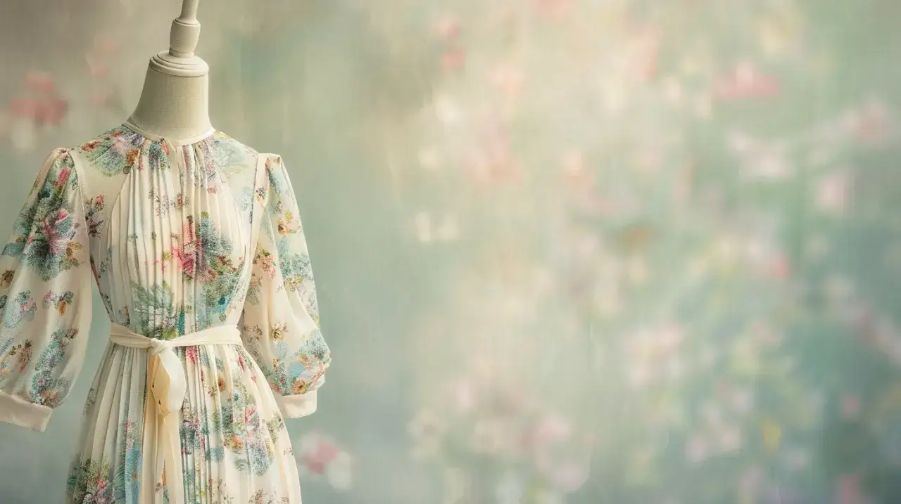 Plisowana sukienka w kwiaty: Kwintesencja kobiecości czy przesada?