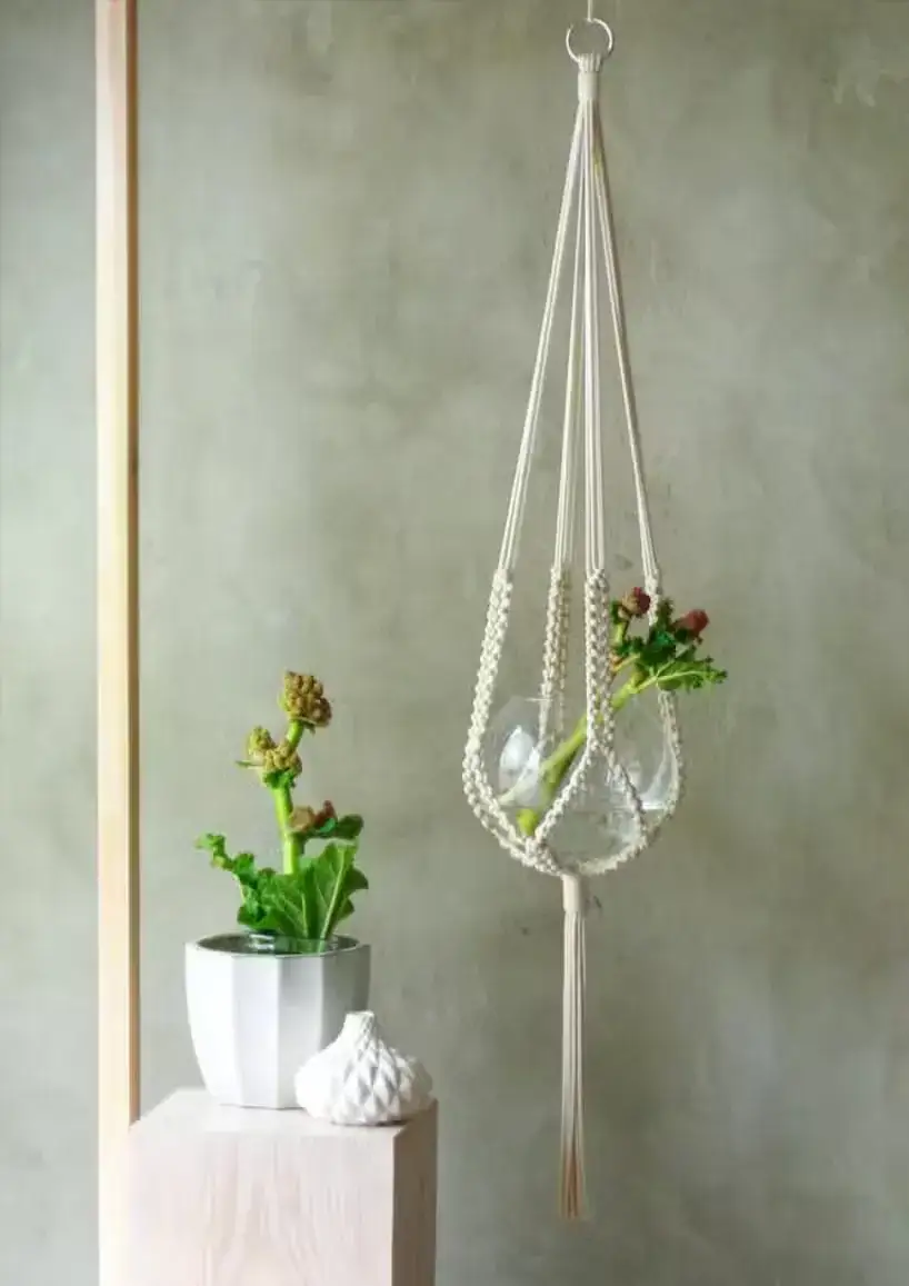 Jak zrobić makramowy kwietnik na ścianę: prosty tutorial DIY