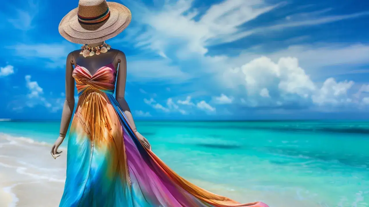 Sukienka długa na lato: jak być boginią plaży? Sekret stylizacji odkryty