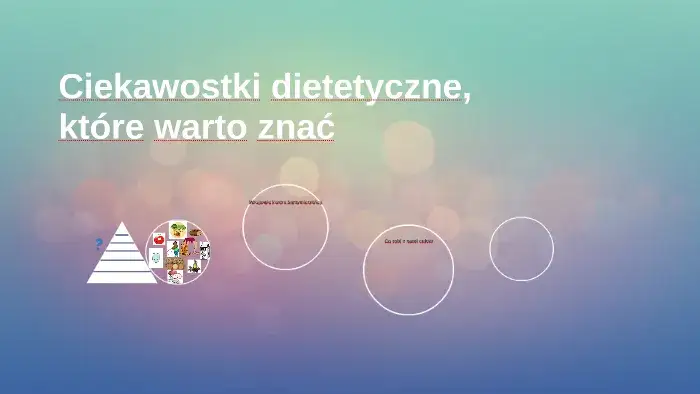 Ciekawostki dietetyczne, które warto znać – zaskakujące fakty o zdrowym odżywianiu
