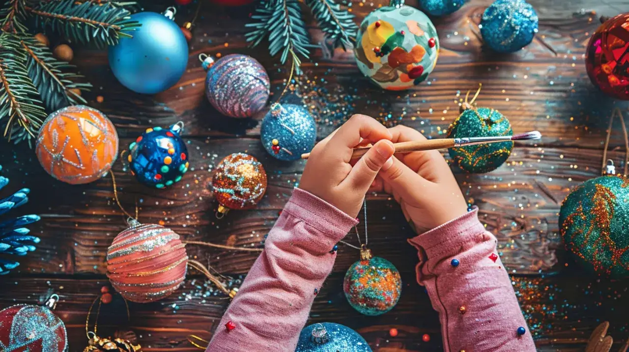 Bombki robione przez dzieci: Kreatywne ozdoby świąteczne DIY