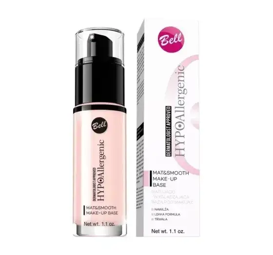 Bell hypoallergenic baza pod makijaż matująco-wygładzająca - idealna dla wrażliwej skóry