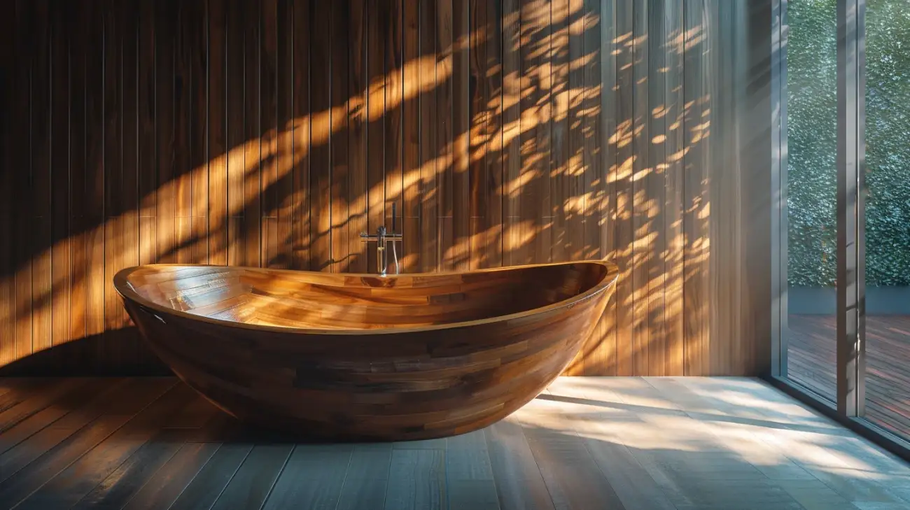 Drewniane wanny - luksus i styl w Twojej łazience