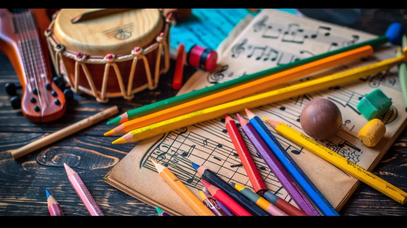 Kolorowanki i karty pracy z instrumentami muzycznymi do druku dla dzieci