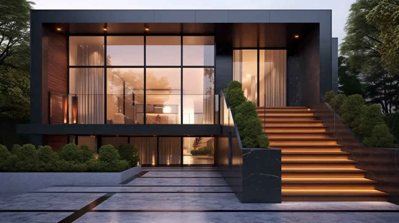 Wejście do domu - Elewacja trwała i stylowa