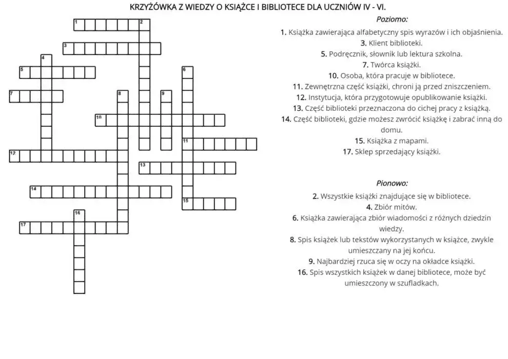 Ciekawe zagadki o bibliotece i książkach, które zachwycą dzieci