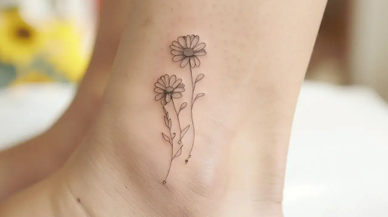 Delikatny damski tatuaż na kostce: Czy boli? Top 5 wzorów