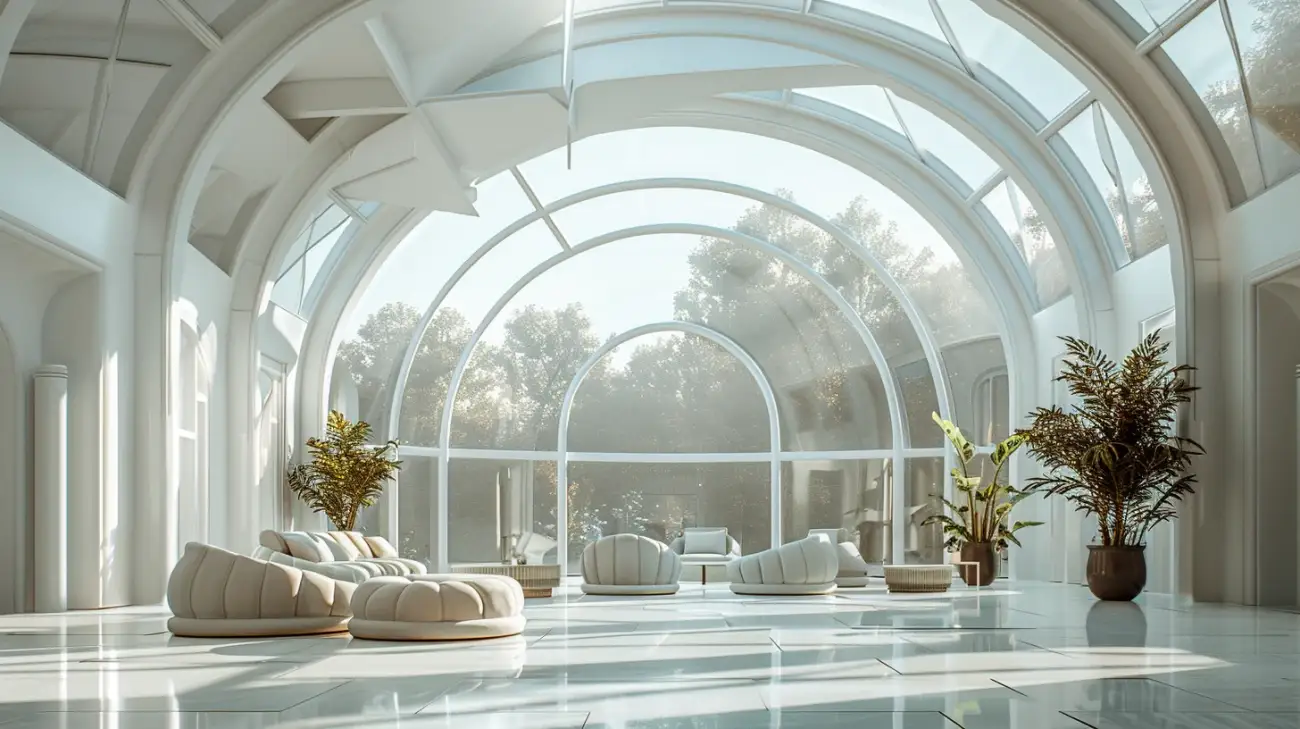 Nowoczesny design: szklana kopuła jako elegancki dodatek