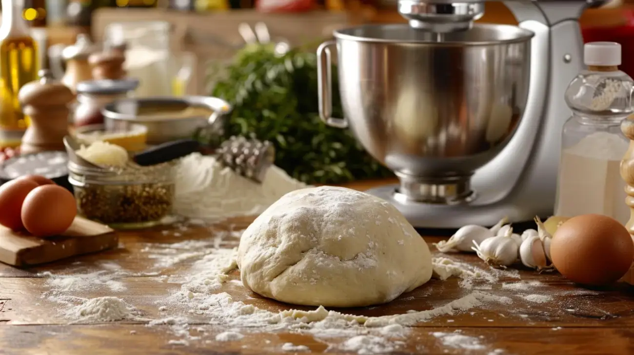 Doskonałe ciasto na pizzę z robota planetarnego: sekretny składnik