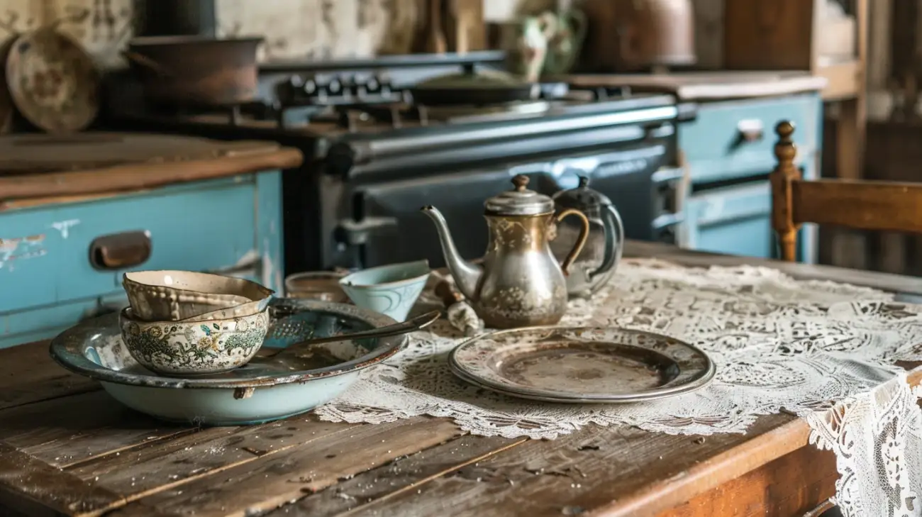 Kuchnia w starym stylu: retro aranżacja wnętrza