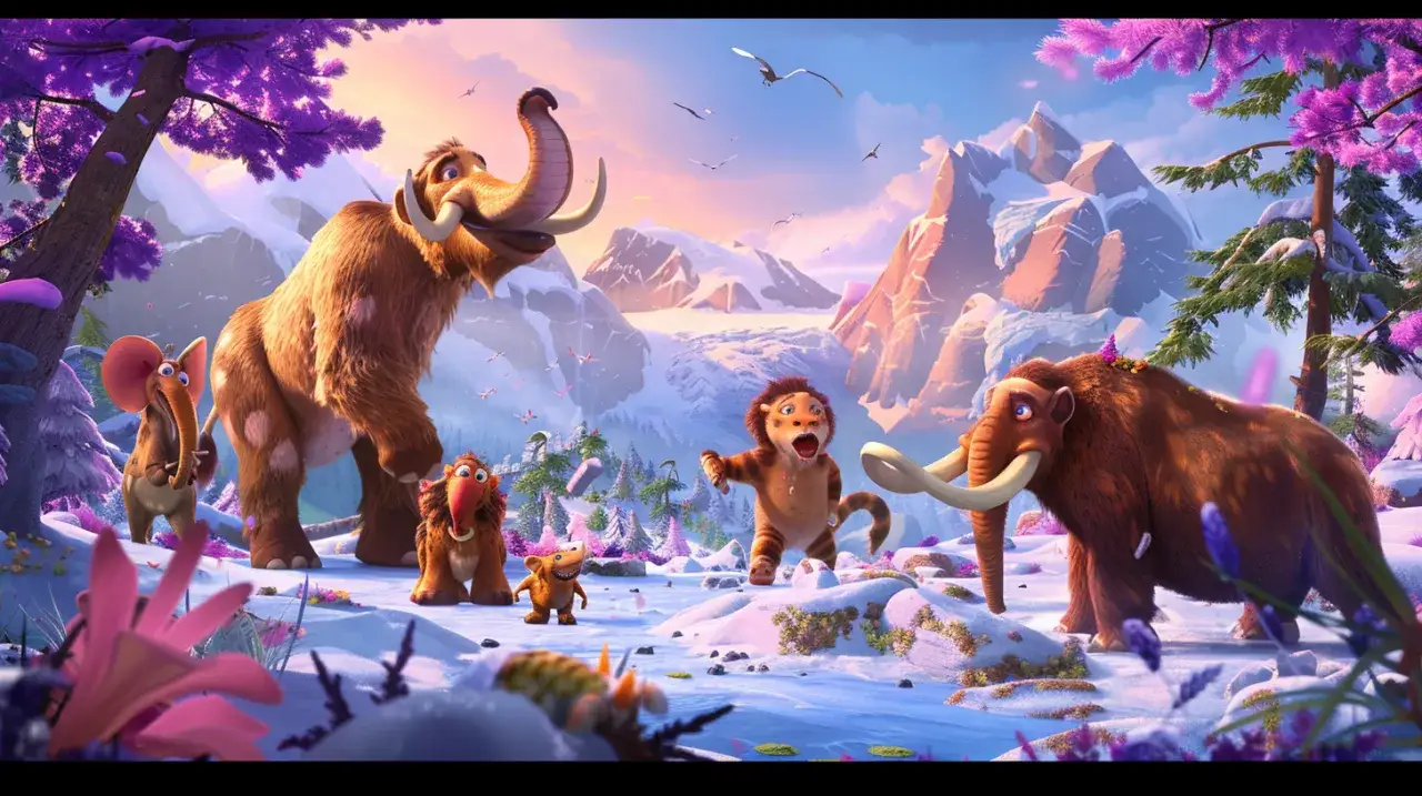 Epoka Lodowcowa: Ela i postacie z lodowej ery - odkryj fascynujące postacie