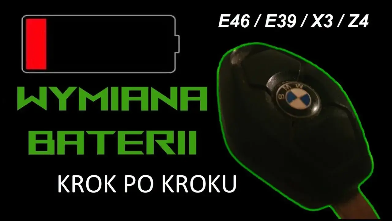 Jak wymienić baterie w kluczyku BMW E46 - proste kroki i porady