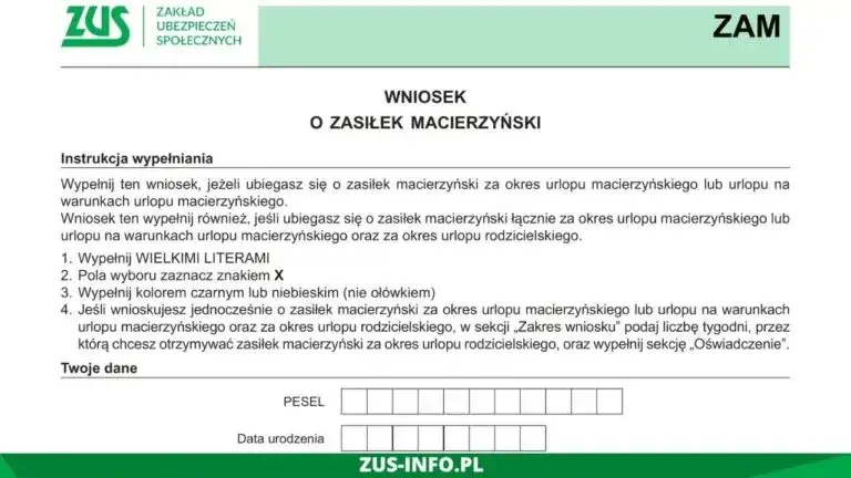 Kto wypłaca zasiłek macierzyński po ustaniu zatrudnienia i jak to zrobić?