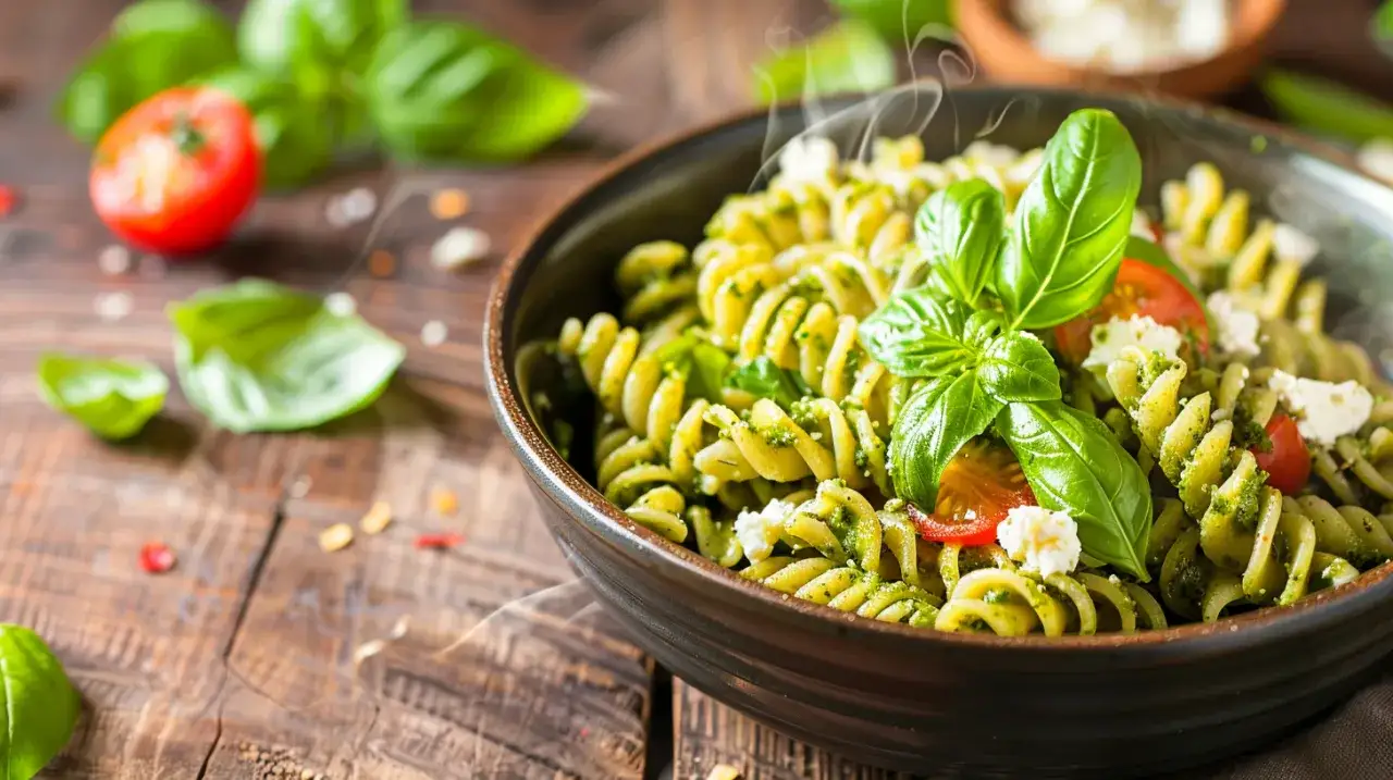Makaron z pesto i fetą: łatwe włoskie smaki w 10 minut dla zapracowanych