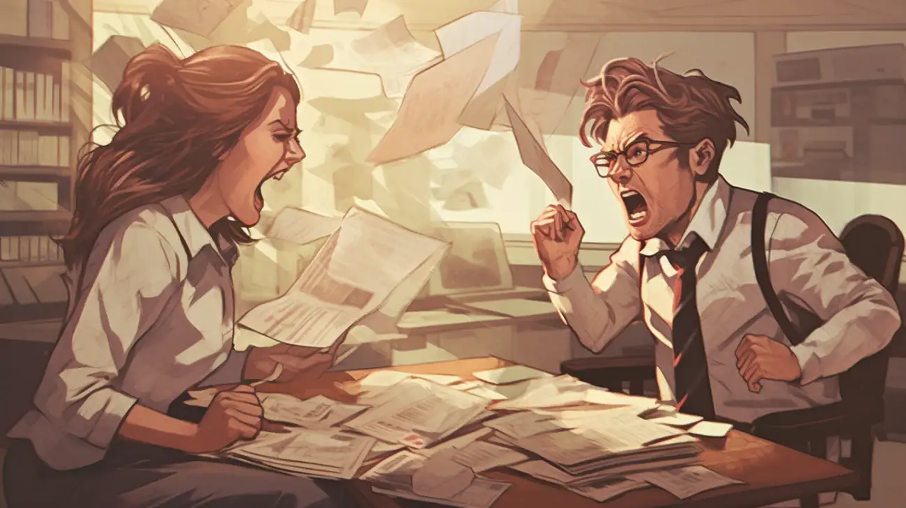 Sennik kłótnia z koleżanką: Rozumienie snów o konfliktach w pracy