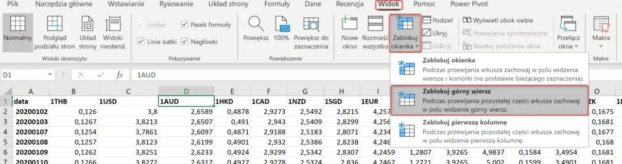 Jak zablokować wiersze w Excelu: 5 prostych kroków i triki