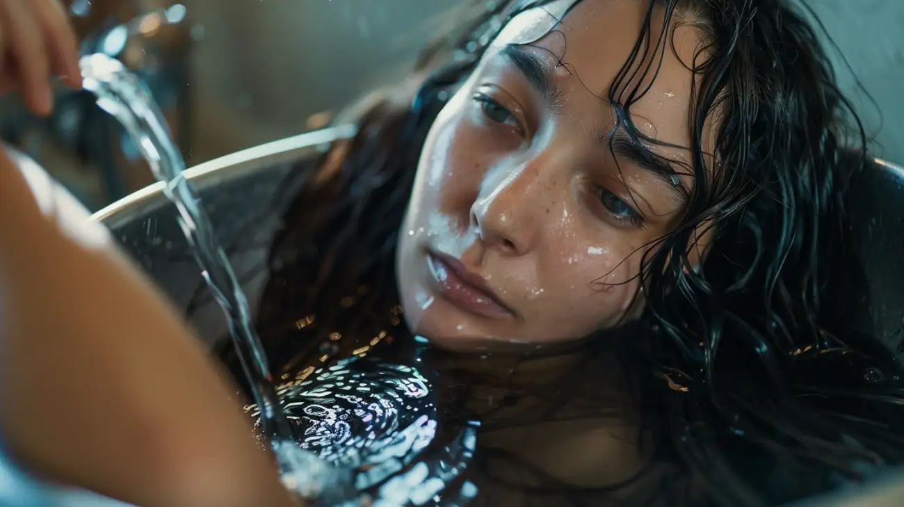 Czarna płukanka: Sekret intensywnej pielęgnacji ciemnych włosów