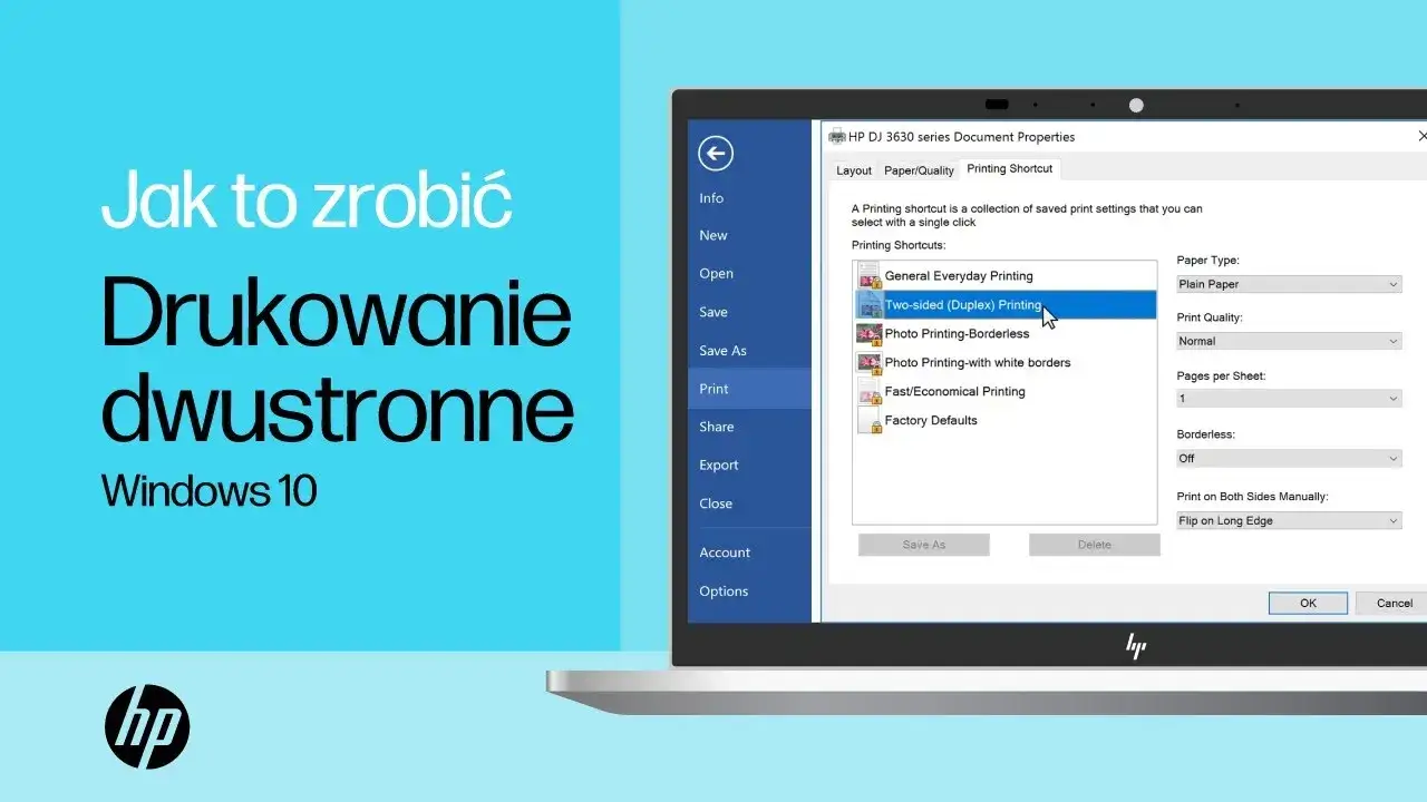 Jak drukować dwustronnie HP - proste kroki, które musisz znać