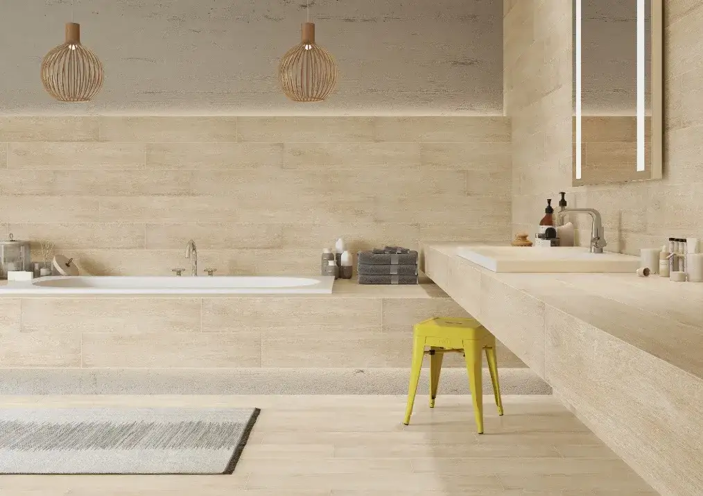 Gres podłogowy na ścianie – czy to dobry wybór dla Twojego wnętrza?