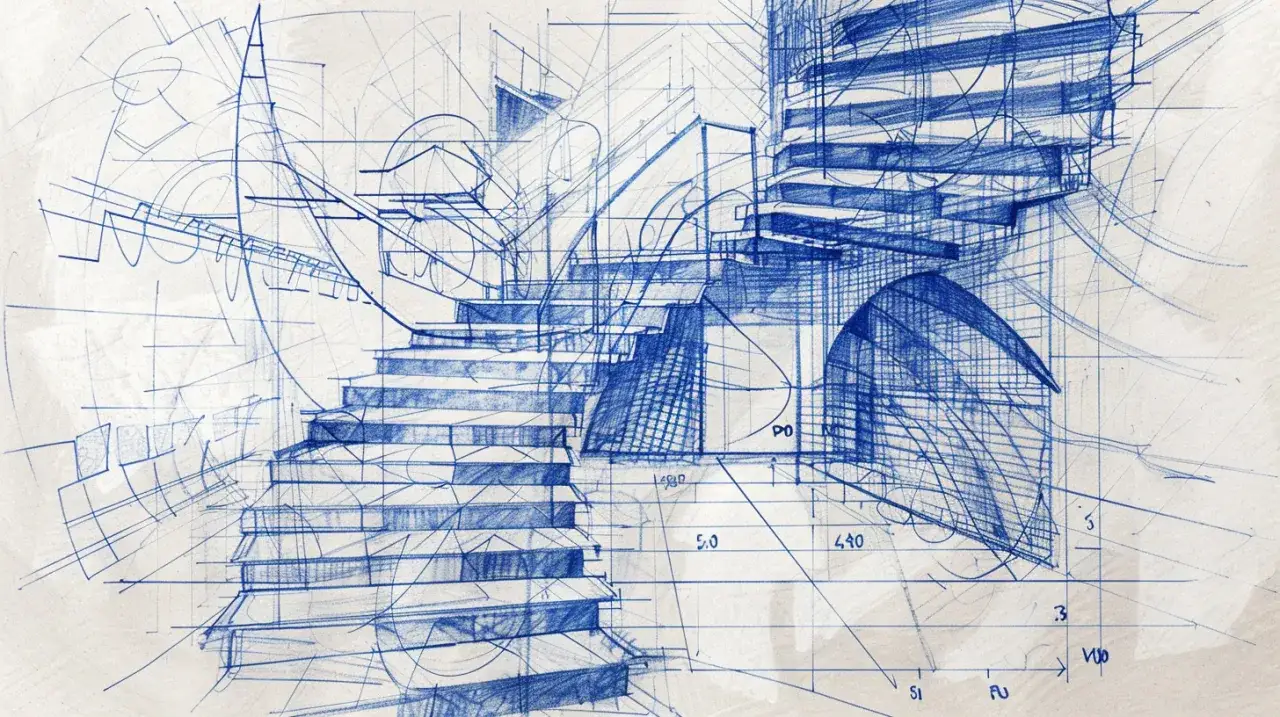 Schody zabiegowe: Jak zaprojektować idealny rzut schodów? Porady