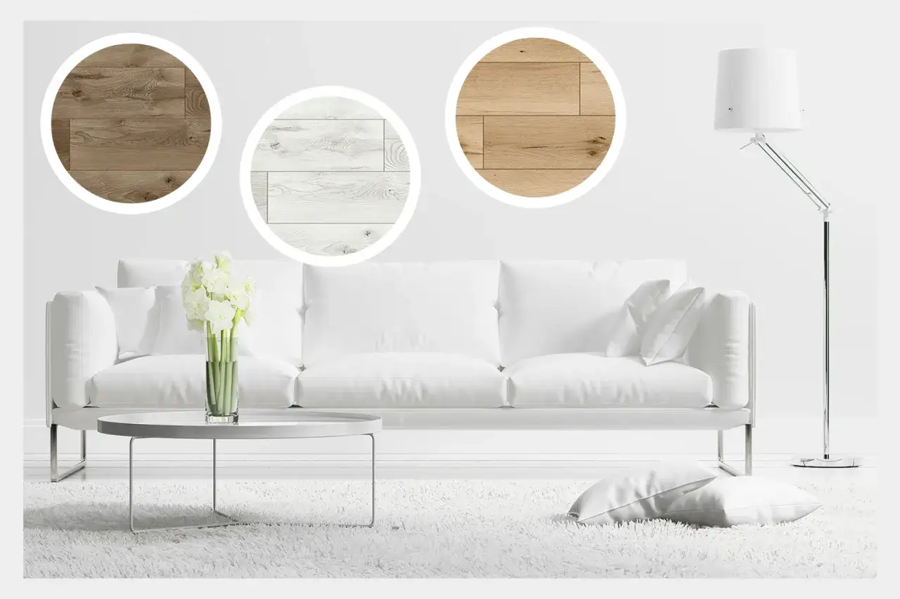 Idealne kolory podłogi do białych mebli, które odmienią twoje wnętrze
