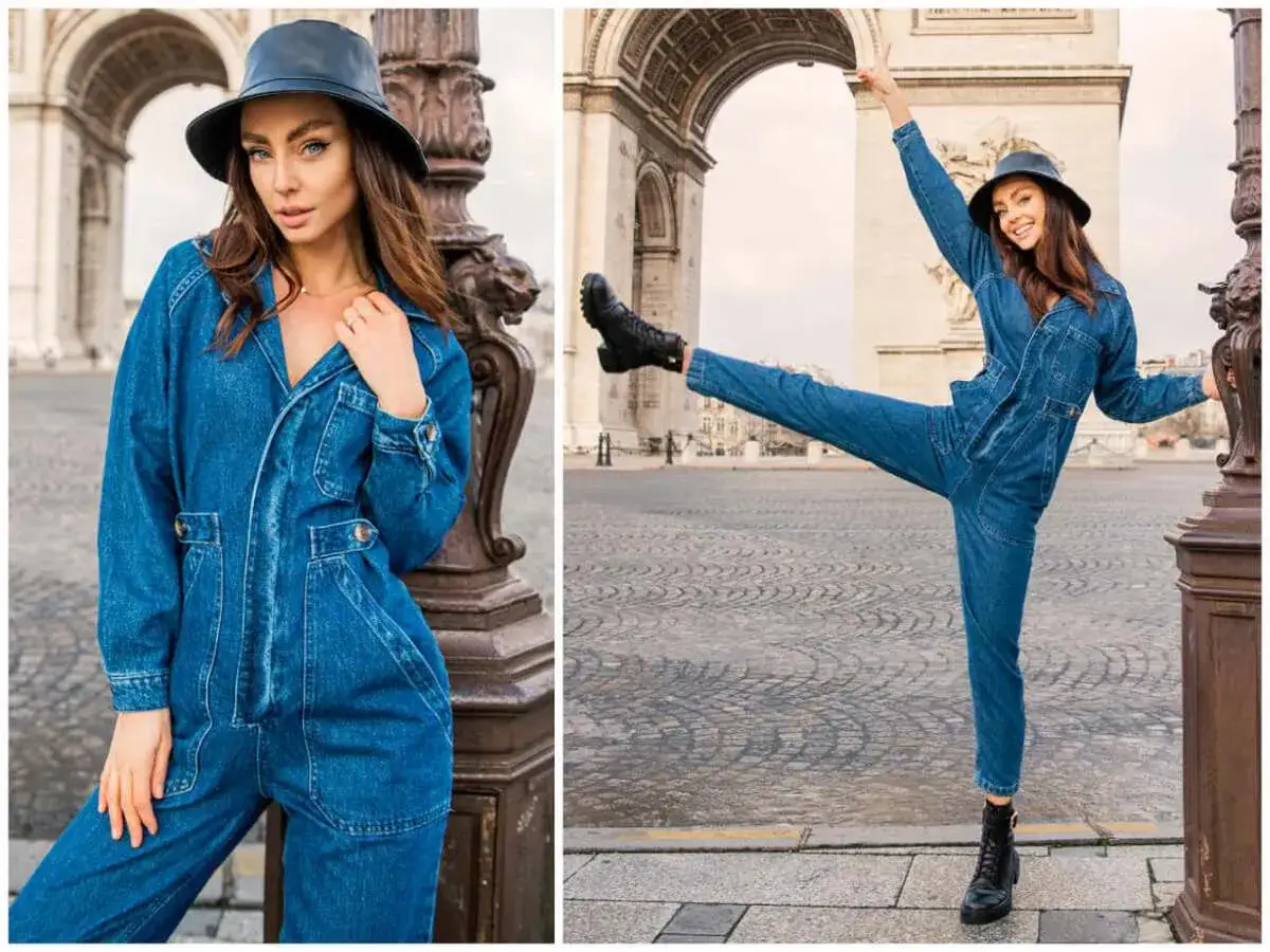 Jakie buty do niebieskiego kombinezonu? Stylistka radzi!