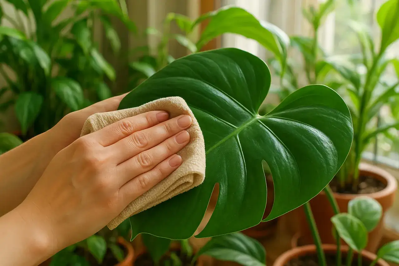 Czym myć liście kwiatów? Poradnik: Czysto i zdrowo bez błędów