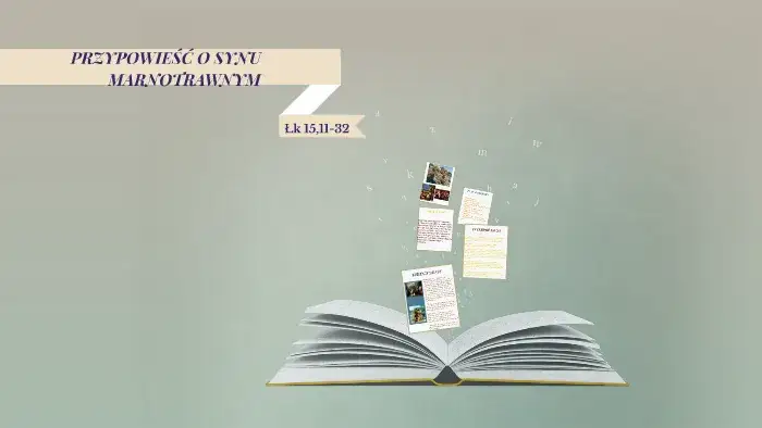 Przypowieść o synu marnotrawnym - szczegółowy plan wydarzeń i analiza