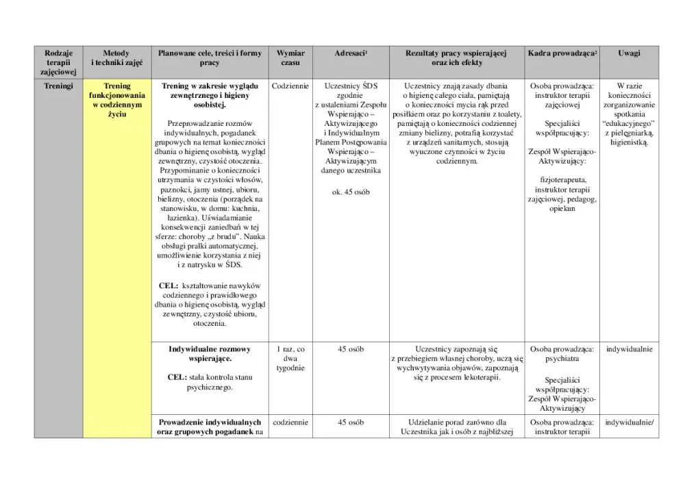 Jak stworzyć roczny plan terapii SI? Praktyczny przewodnik