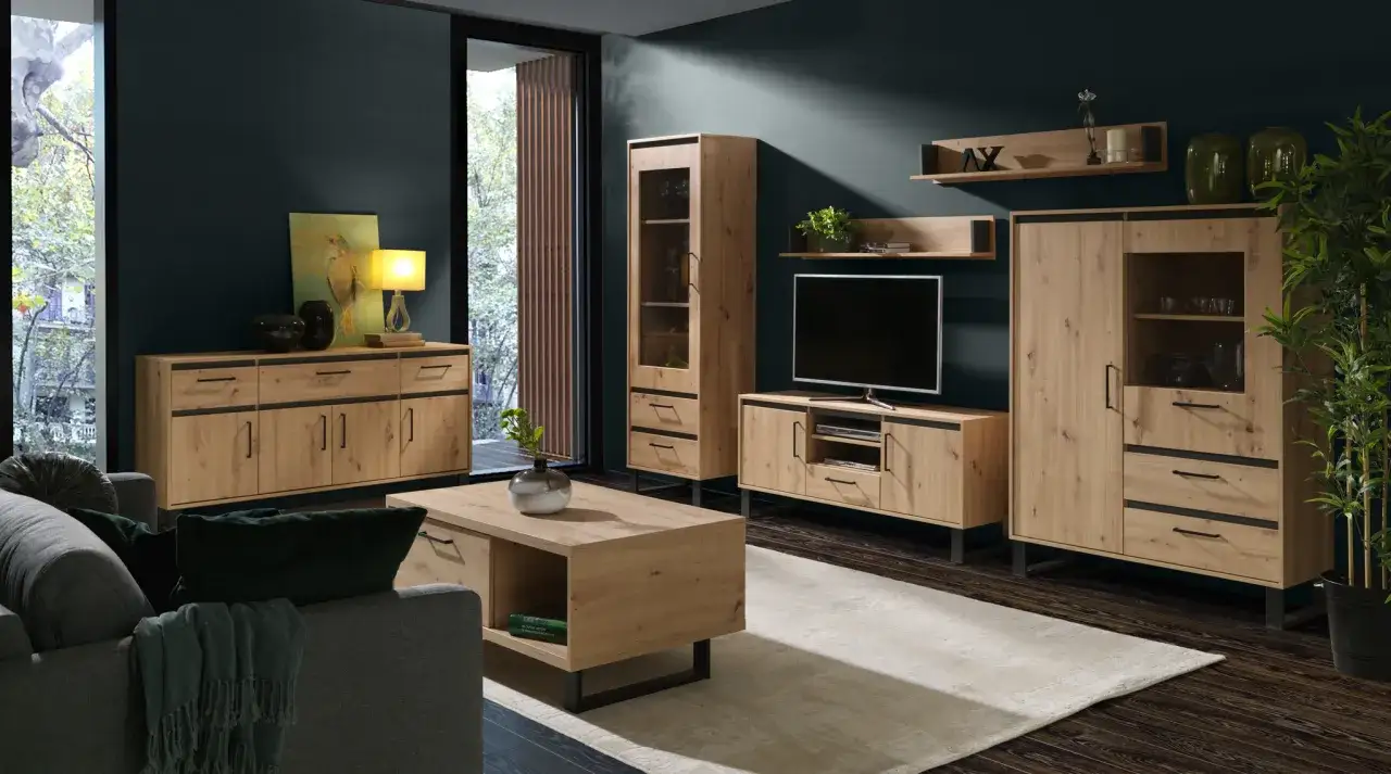 Jakie meble pasują do ciemnej podłogi w salonie? Inspiracje