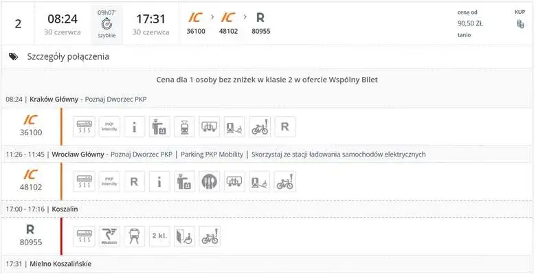 Jak dojechać do Mielna pociągiem z Katowic - prosta trasa i oszczędności