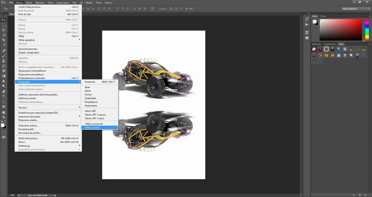 Jak zrobić odbicie lustrzane w Photoshopie – łatwe kroki do efektu marzeń