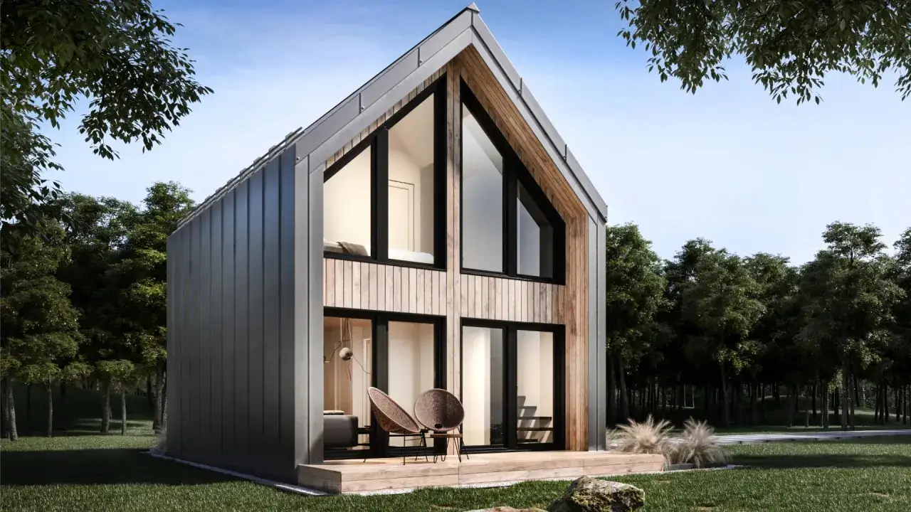 Dom kanadyjski 100m2: Nowoczesne i energooszczędne rozwiązanie