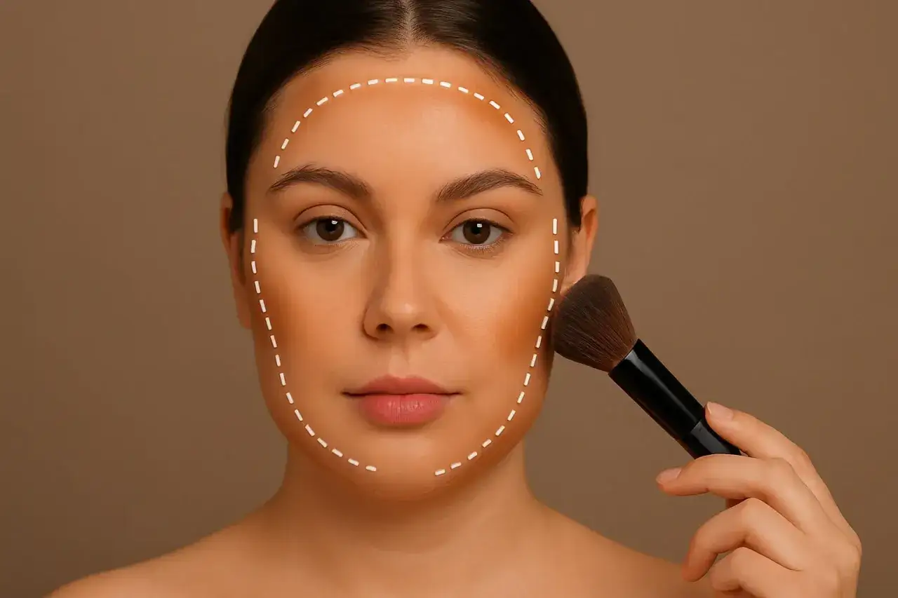 Skuteczne sposoby jak konturować okrągłą twarz - kompletny poradnik makijażysty