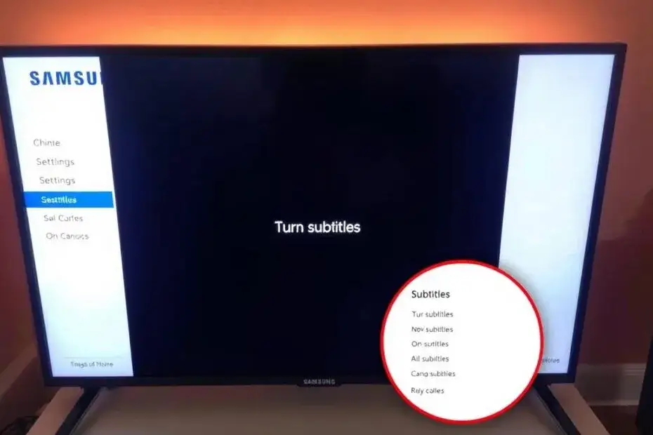 Jak wyłączyć napisy dla niesłyszących w telewizorze Samsung?