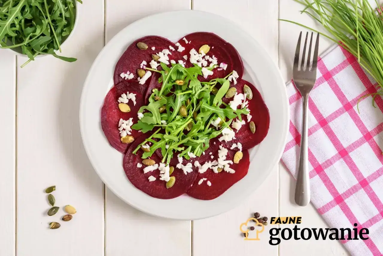 Carpaccio z buraka i koziego sera: Sekrety idealnej przystawki w 15 min