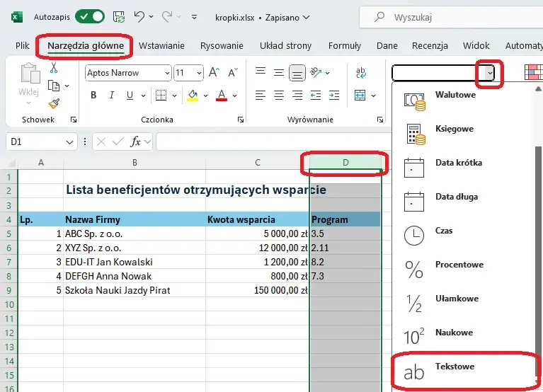 Dlaczego Excel zmienia liczby na daty? Oto jak temu zapobiec