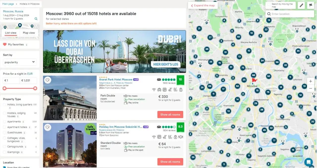 Szukasz hoteli w Moskwie? Sprawdź zenhotels recenzje i znajdź idealne zakwaterowanie. Mapa pokazuje dostępne opcje.