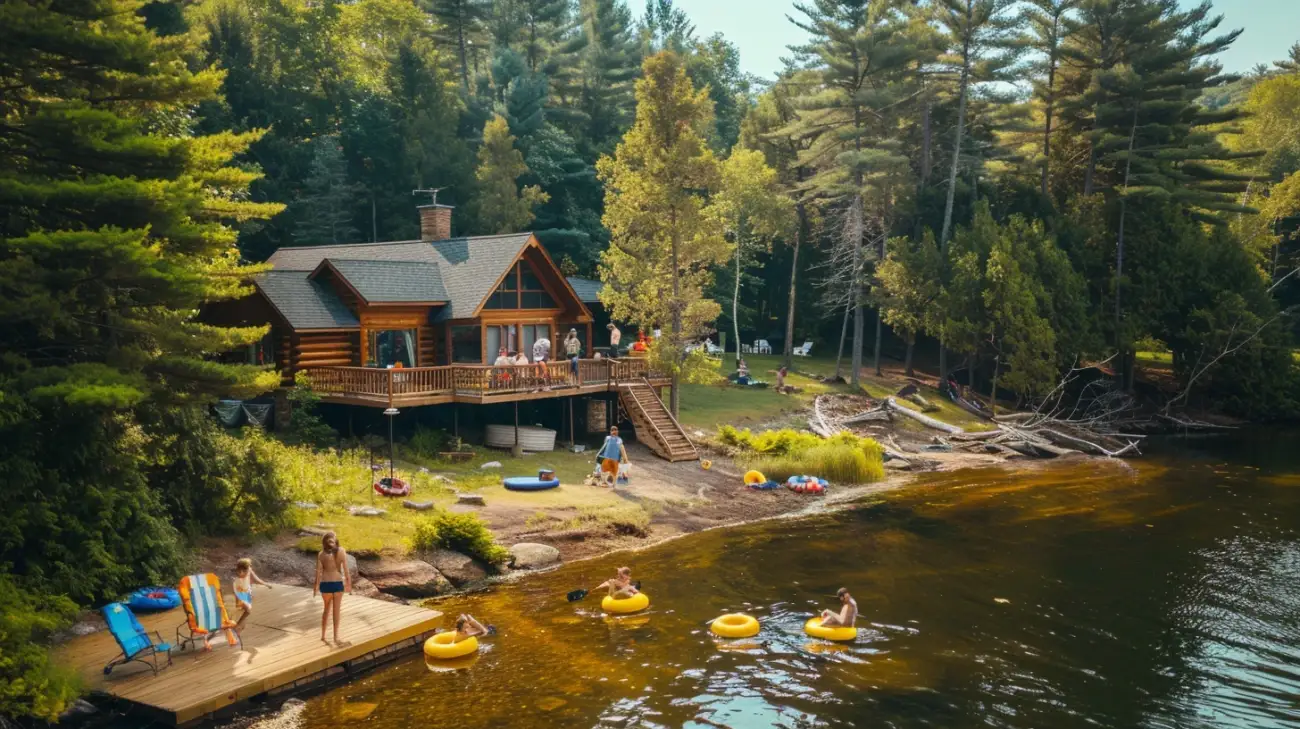 Wakacje nad jeziorem z dziećmi: wypoczynek blisko natury w domkach